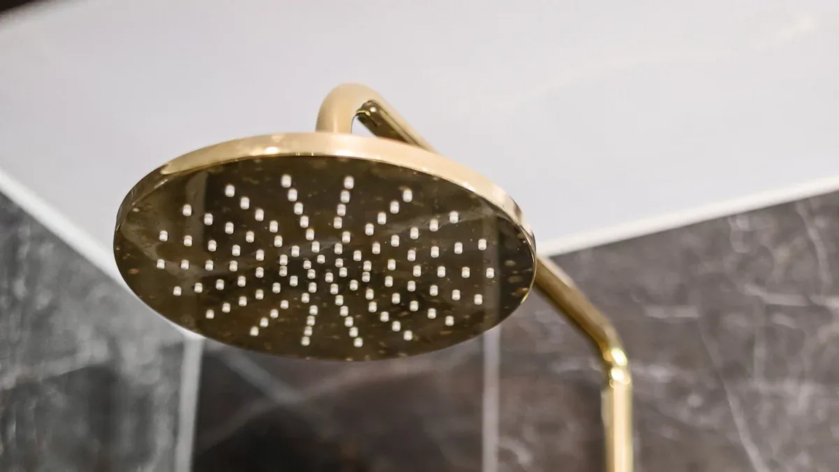 The Centerpiece: Rainfall Shower Head Performance